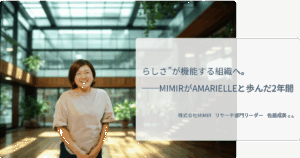AMARIELLEが支援するMIMIRの事例紹介記事の画像